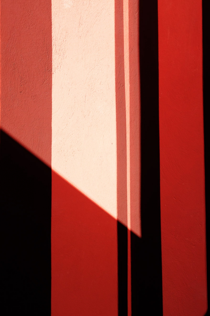 Jardin secret, Marrakech - abstractions rouges